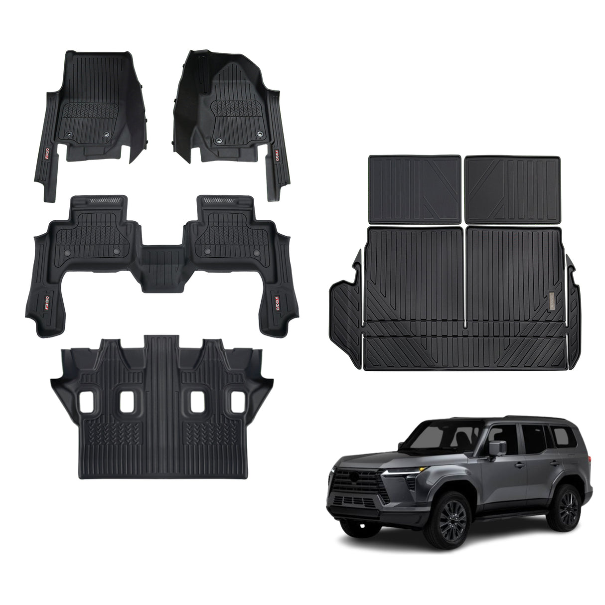 Injection 7D Car Floor Mats for Lexus GX550 2024-Onwards