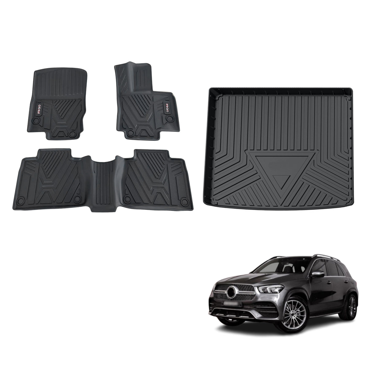 Pre-order 3D Car Floor Mats for Mercedes Benz GLE-CLASS V167 2019-Onwards