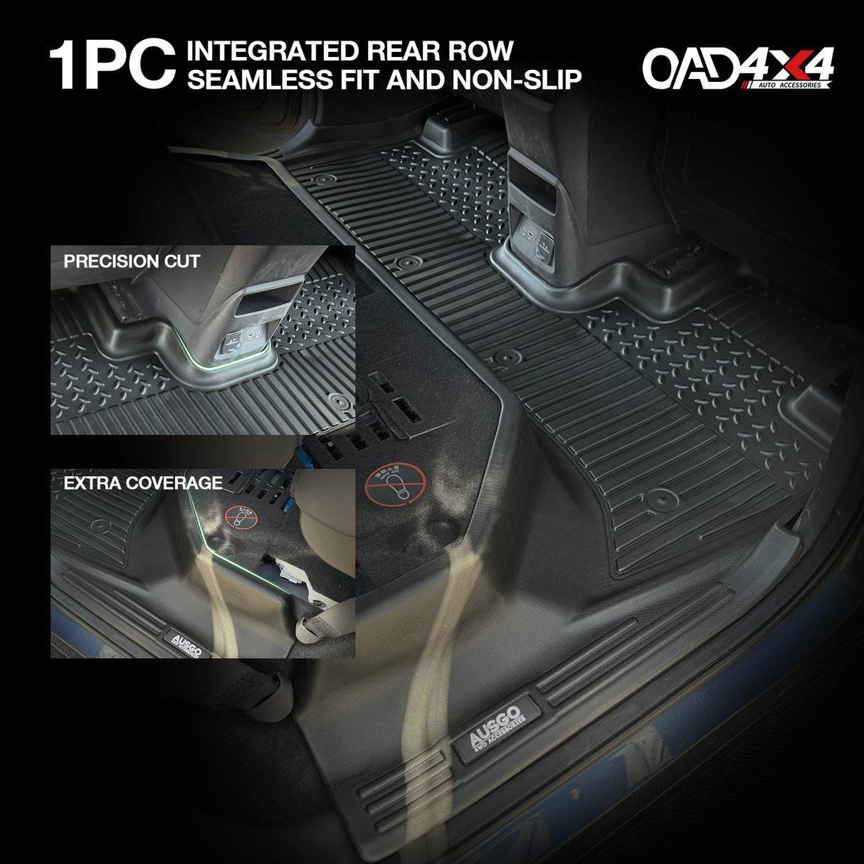 7D Car Floor Mats for BYD Shark 6 2025-Onwards