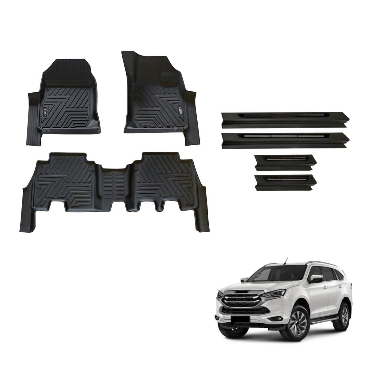 Floor Mats & Door Sill Protector for ISUZU MU-X 2021-Onwards