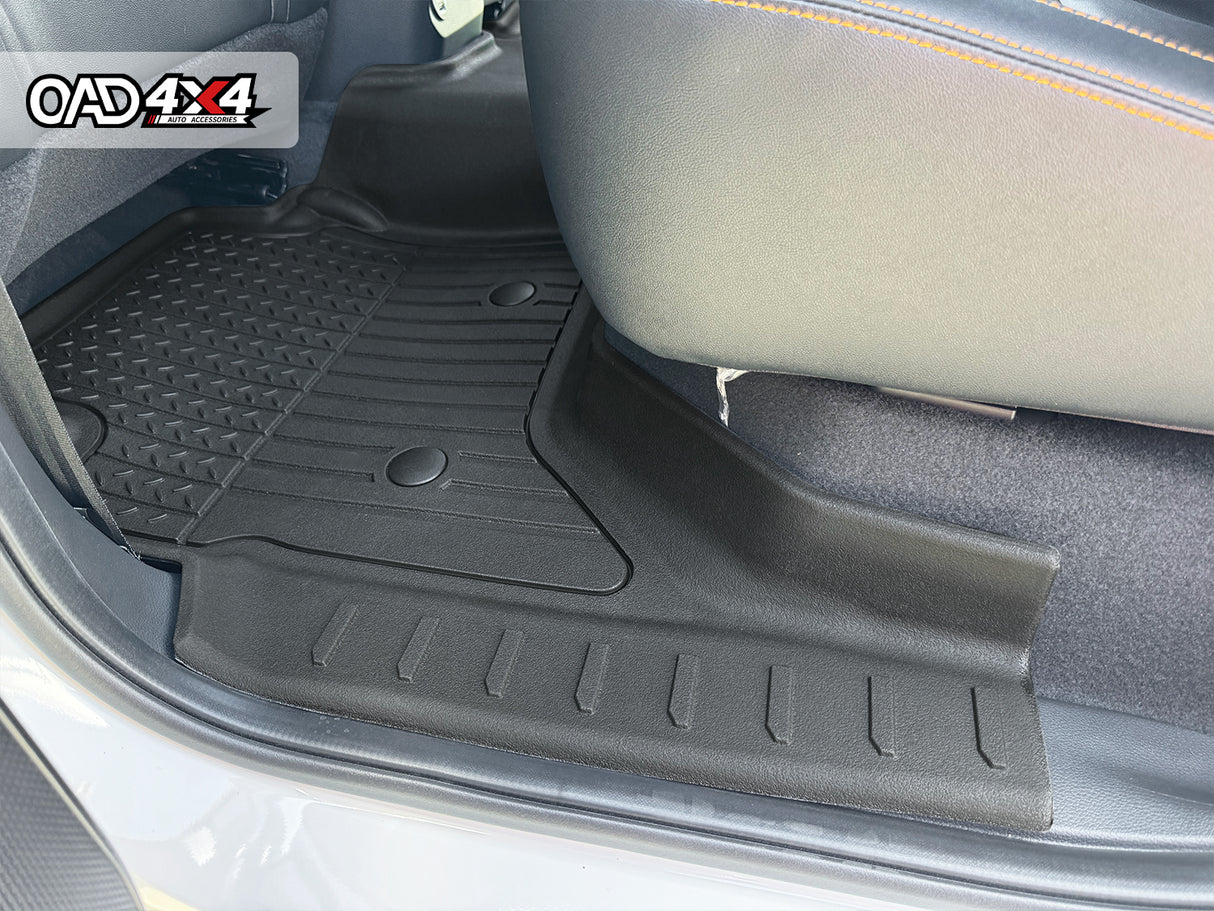Injection Floor Mats & Door Sill Protector for Ford Ranger Dual Cab 2022-Onwards