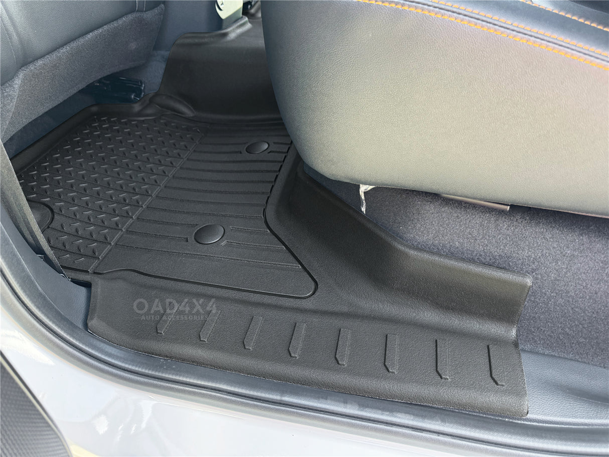 Injection Floor Mats & Door Sill Protector for Volkswagen Amarok NF Series Dual Cab 2023-Onwards