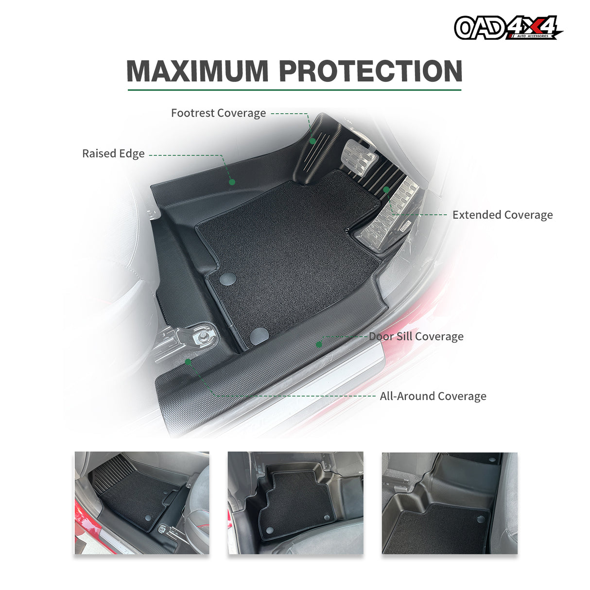 5D Double-Layer Car Floor Mats for Hyundai Tucson 2021-Onwards