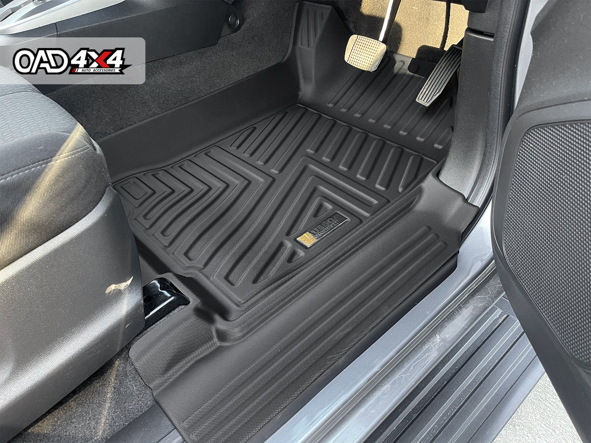 5D TPE Car Floor Mats for ISUZU D-MAX Dual Cab 2012-2020