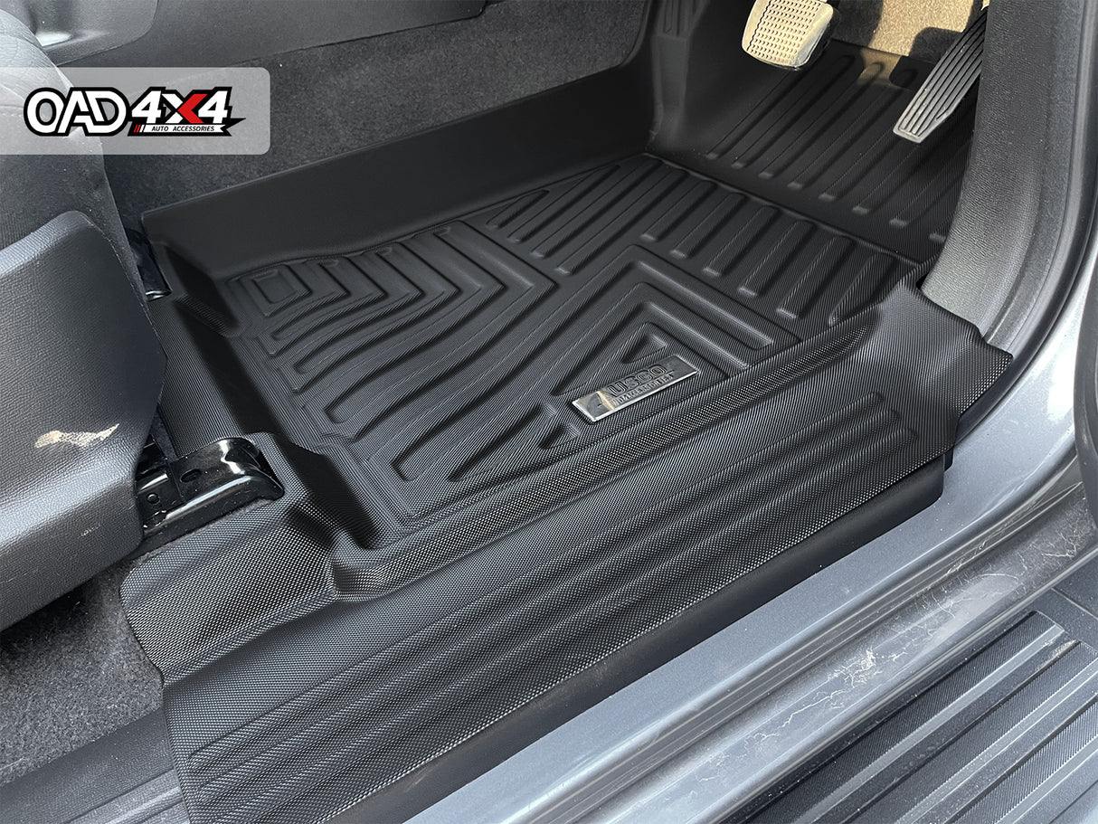 5D TPE Car Floor Mats for ISUZU D-MAX Dual Cab 2012-2020