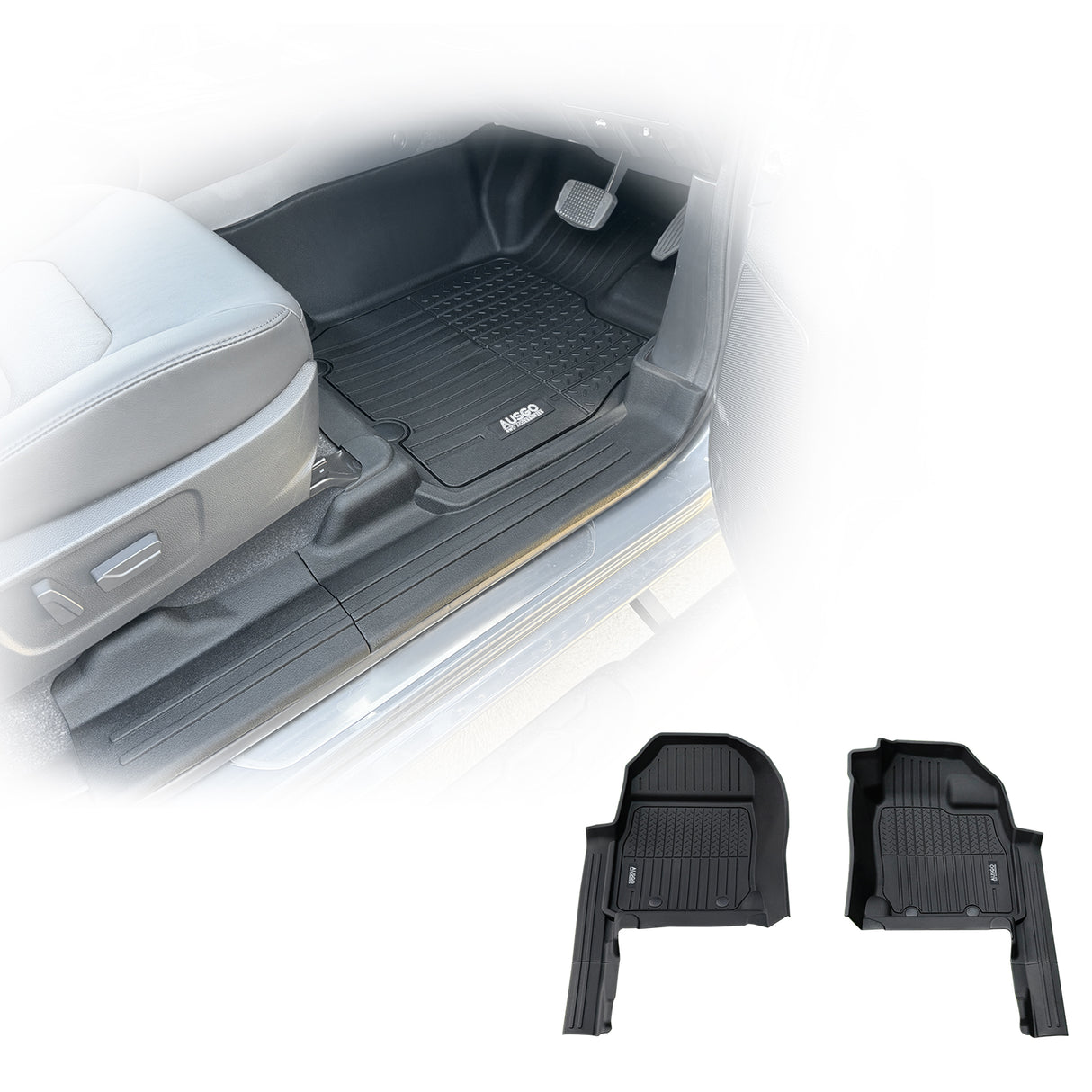 Injection 7D TPE Car Floor Mats for ISUZU D-MAX Single/Extra Cab 2020-Onwards