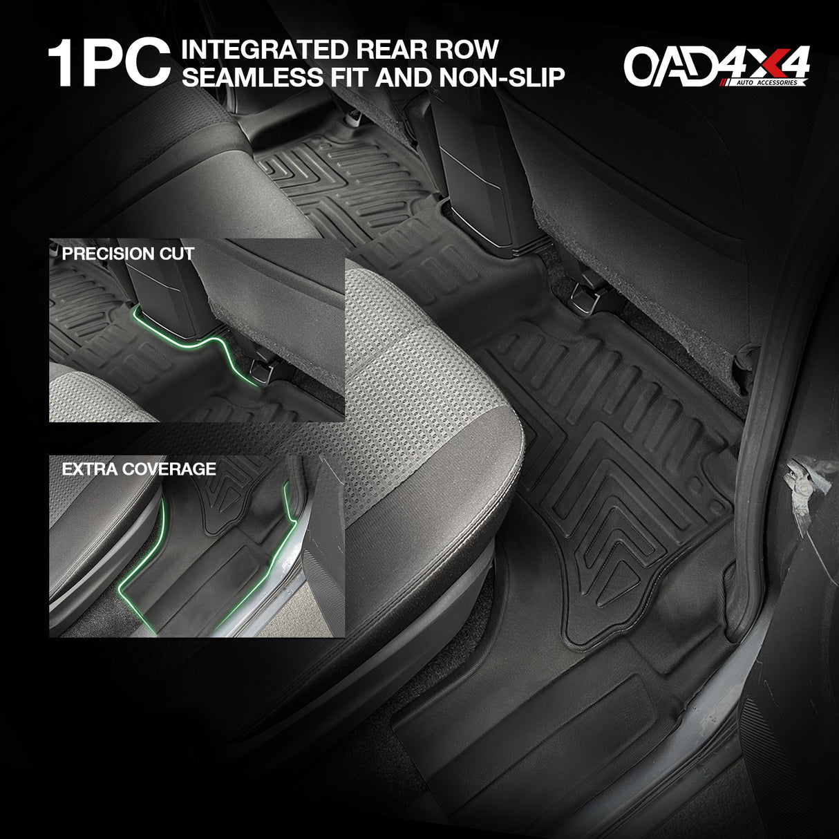 5D TPE Car Floor Mats for ISUZU MU-X 2013-2021