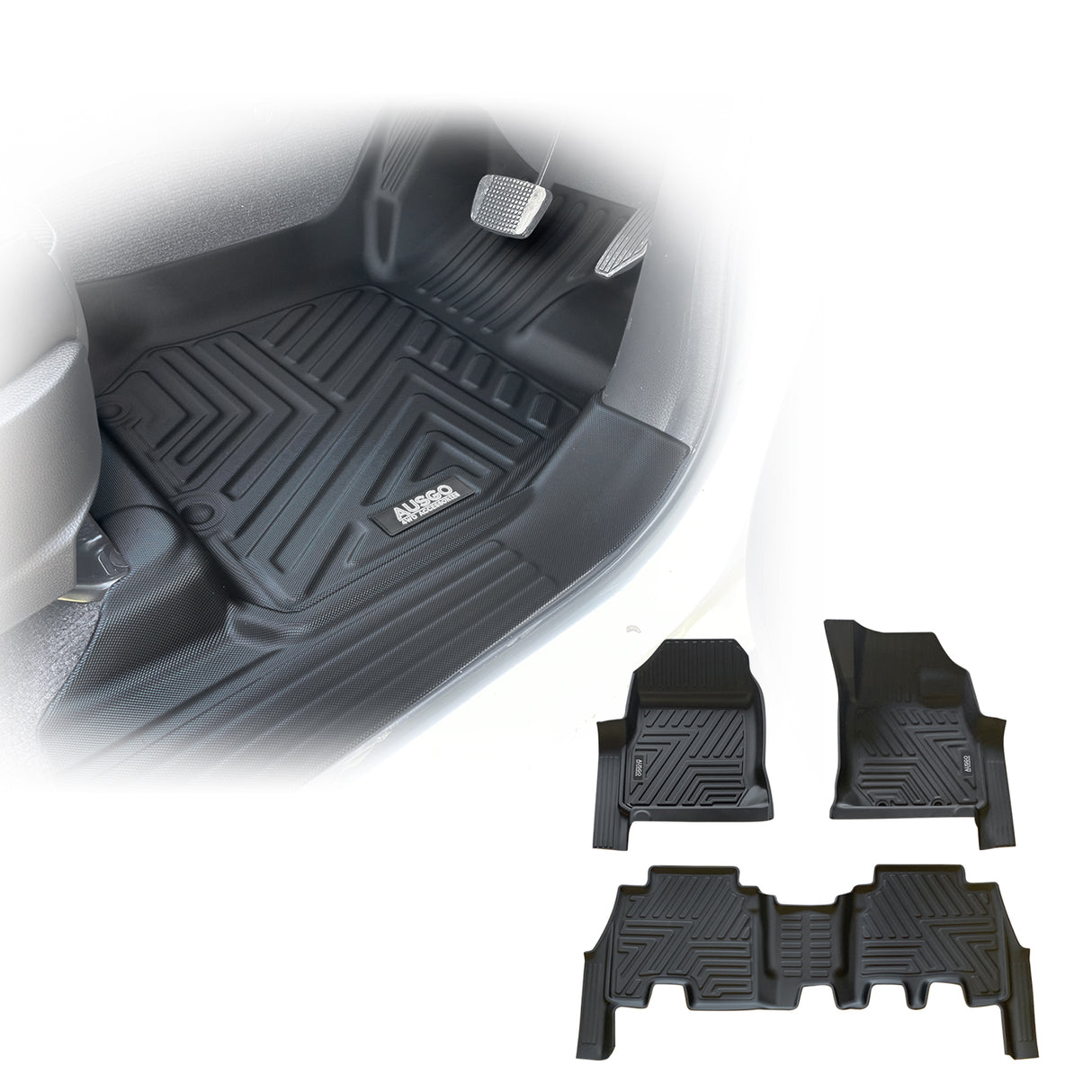 5D TPE Car Floor Mats for ISUZU MU-X MUX 2021-Onwards