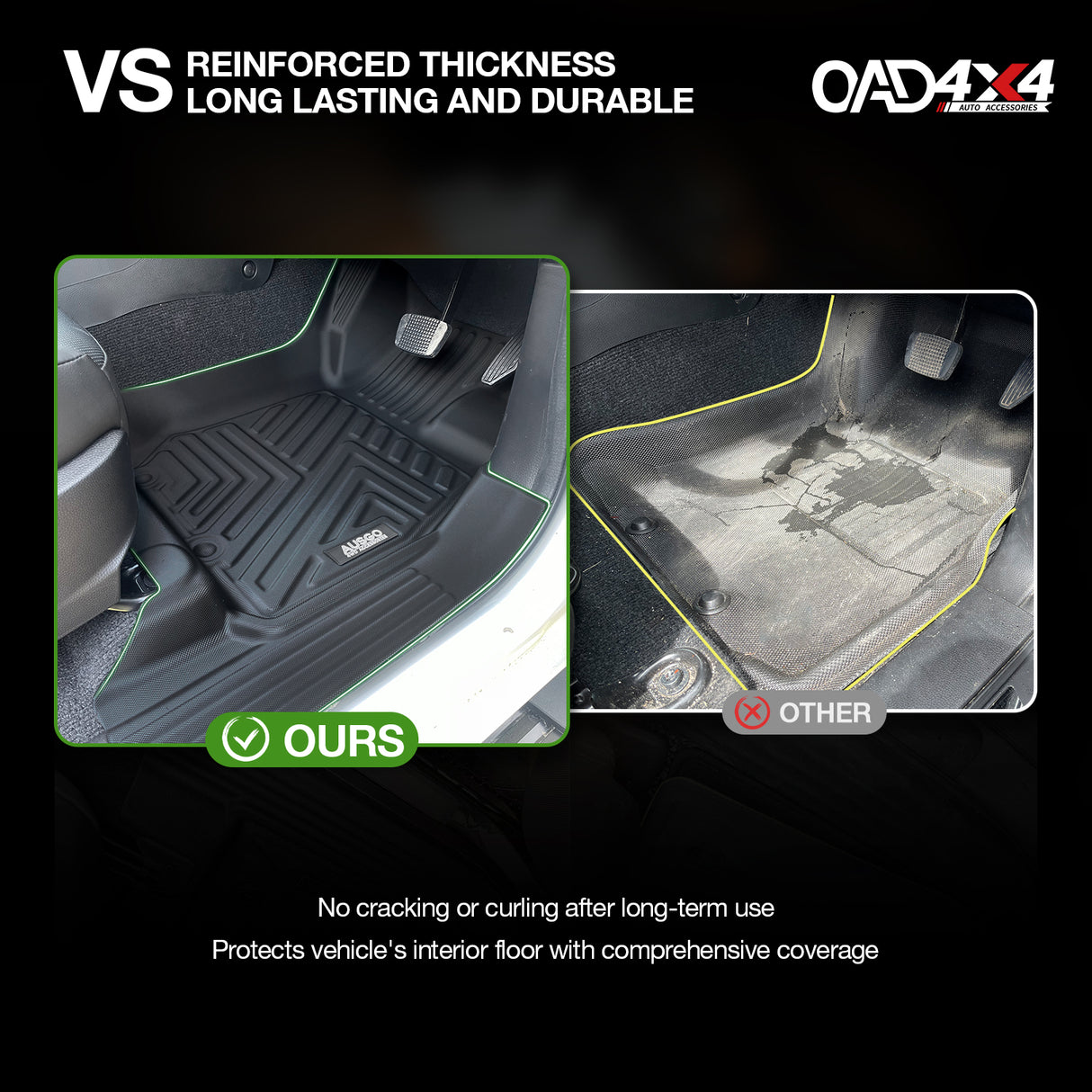 5D TPE Car Floor Mats for ISUZU MU-X MUX 2021-Onwards