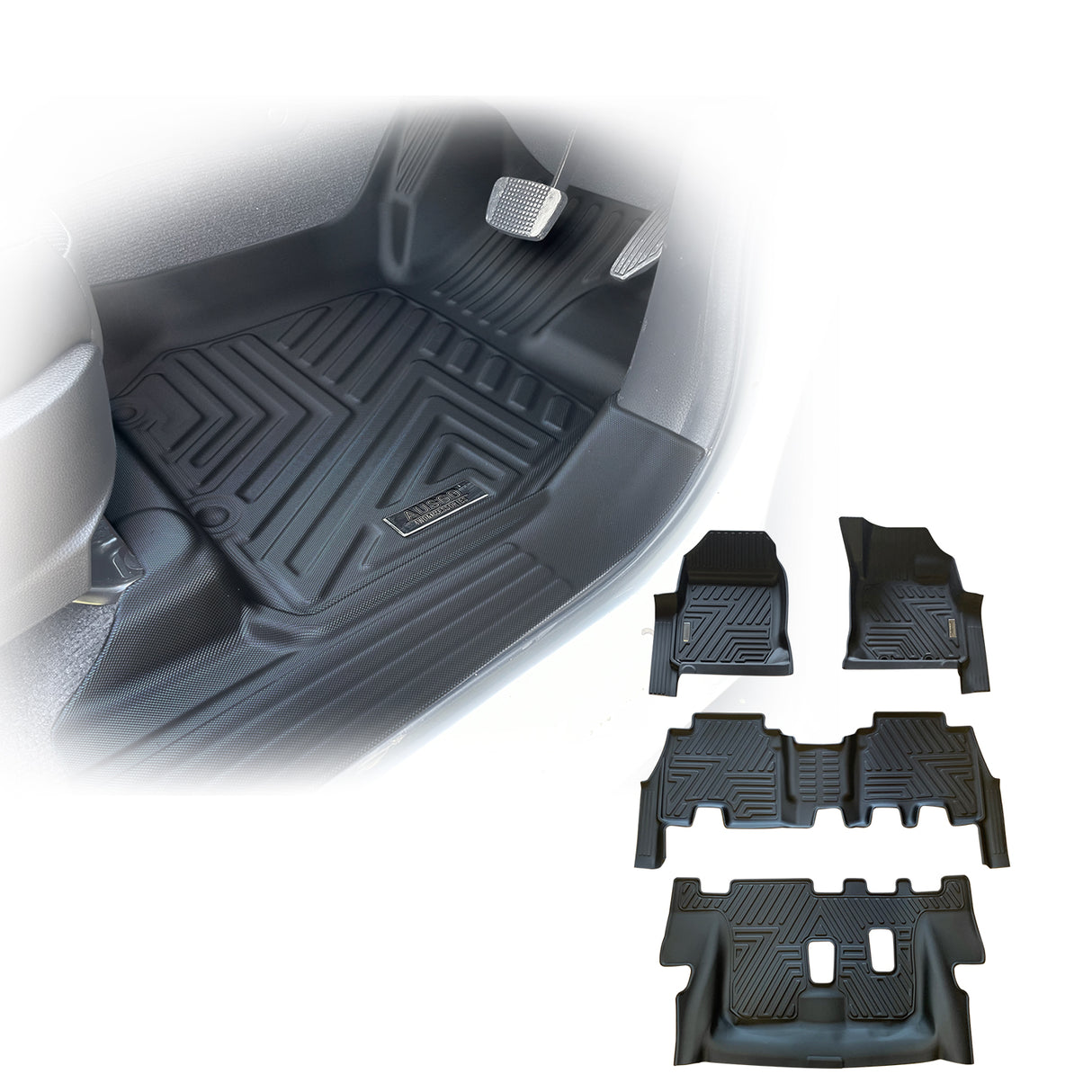 5D TPE Car Floor Mats for ISUZU MU-X MUX 2021-Onwards