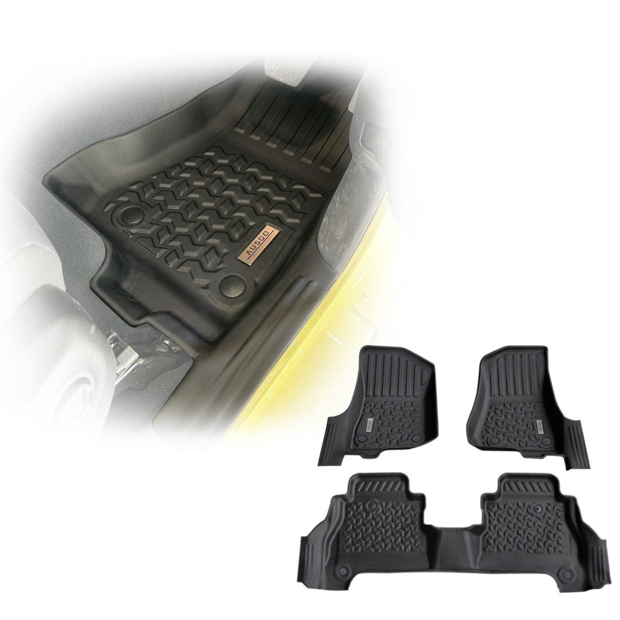5D TPE Car Floor Mats for Jeep Gladiator 2020-Onwards