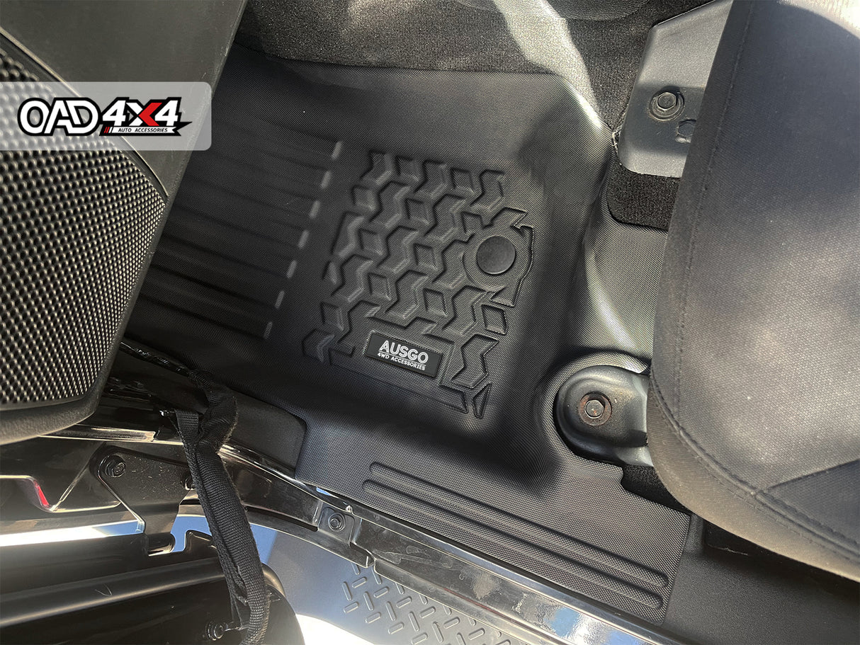 5D TPE Car Floor Mats for Jeep Wrangler JK Series 2 Doors 2007-2018