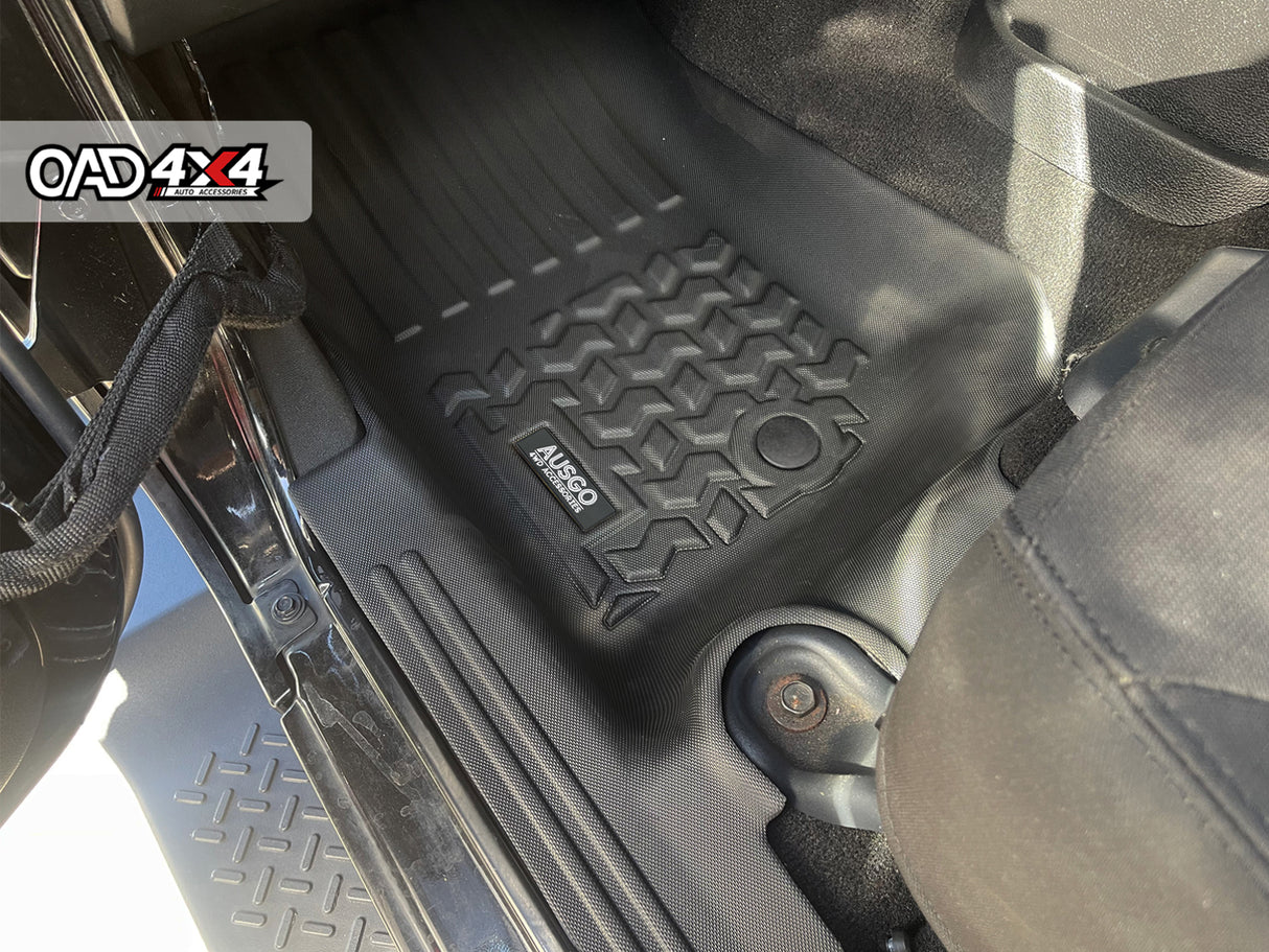 5D TPE Car Floor Mats for Jeep Wrangler JK Series 2 Doors 2007-2018