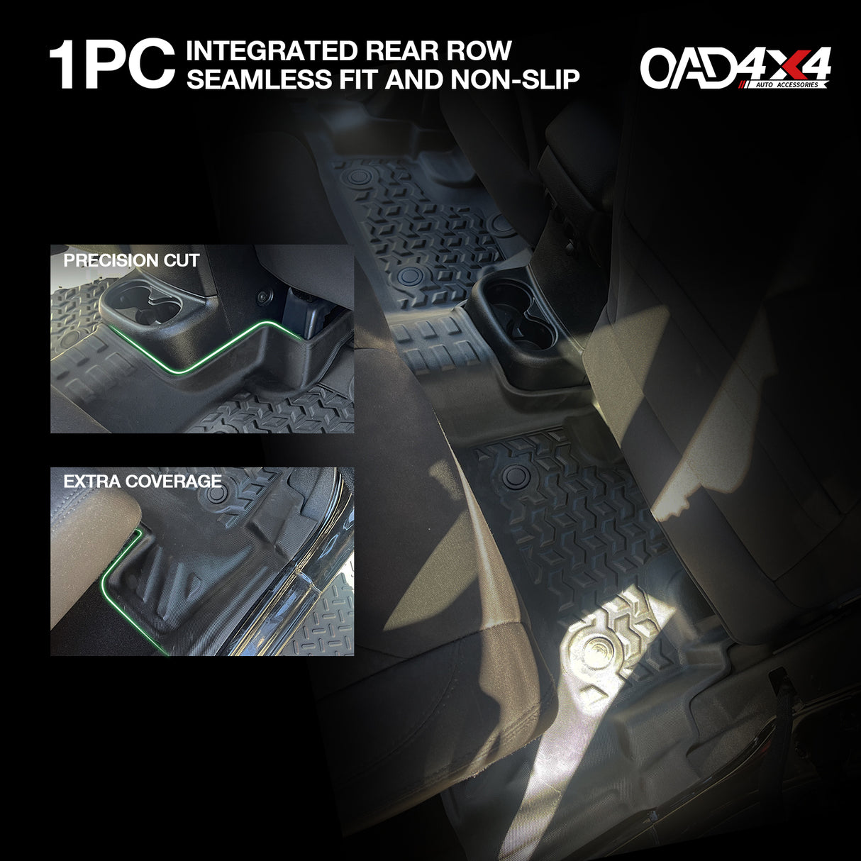 5D TPE Car Floor Mats for Jeep Wrangler JK Series 2007-2018