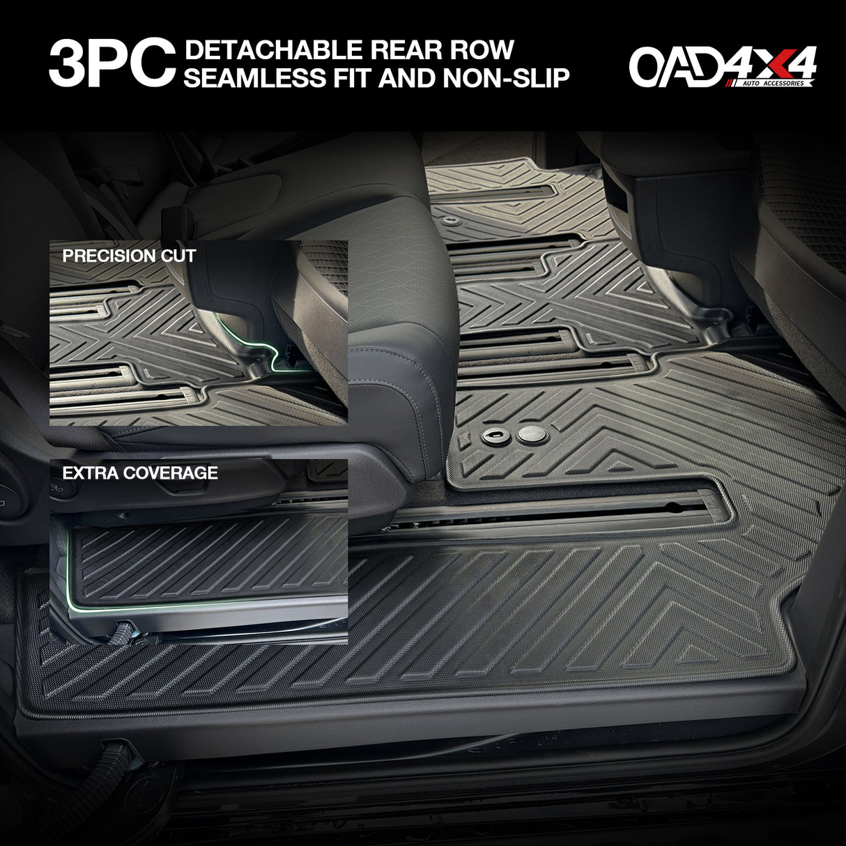 5D TPE Car Floor Mats for KIA Carnival KA4 Series 2020-Onwards