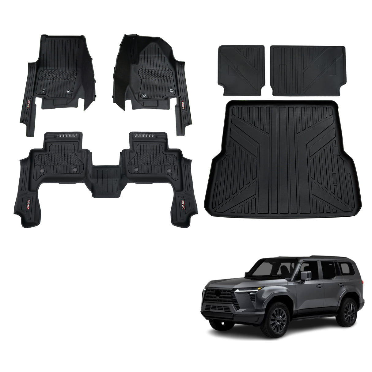 Injection 7D Car Floor Mats for Lexus GX550 2024-Onwards