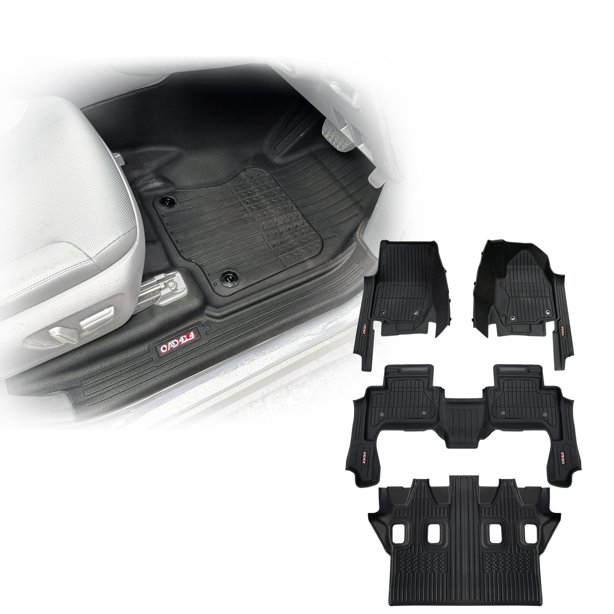 Injection 7D Car Floor Mats for Lexus GX550 2024-Onwards