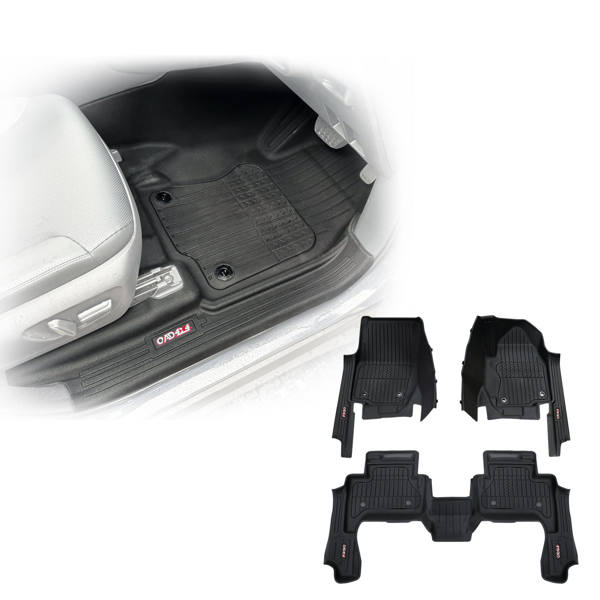 Injection 7D Car Floor Mats for Lexus GX550 2024-Onwards