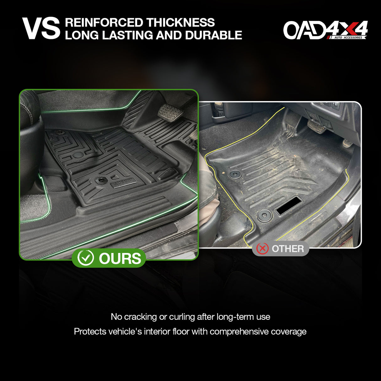 5D TPE Car Floor Mats for Lexus LX570 2008-2012