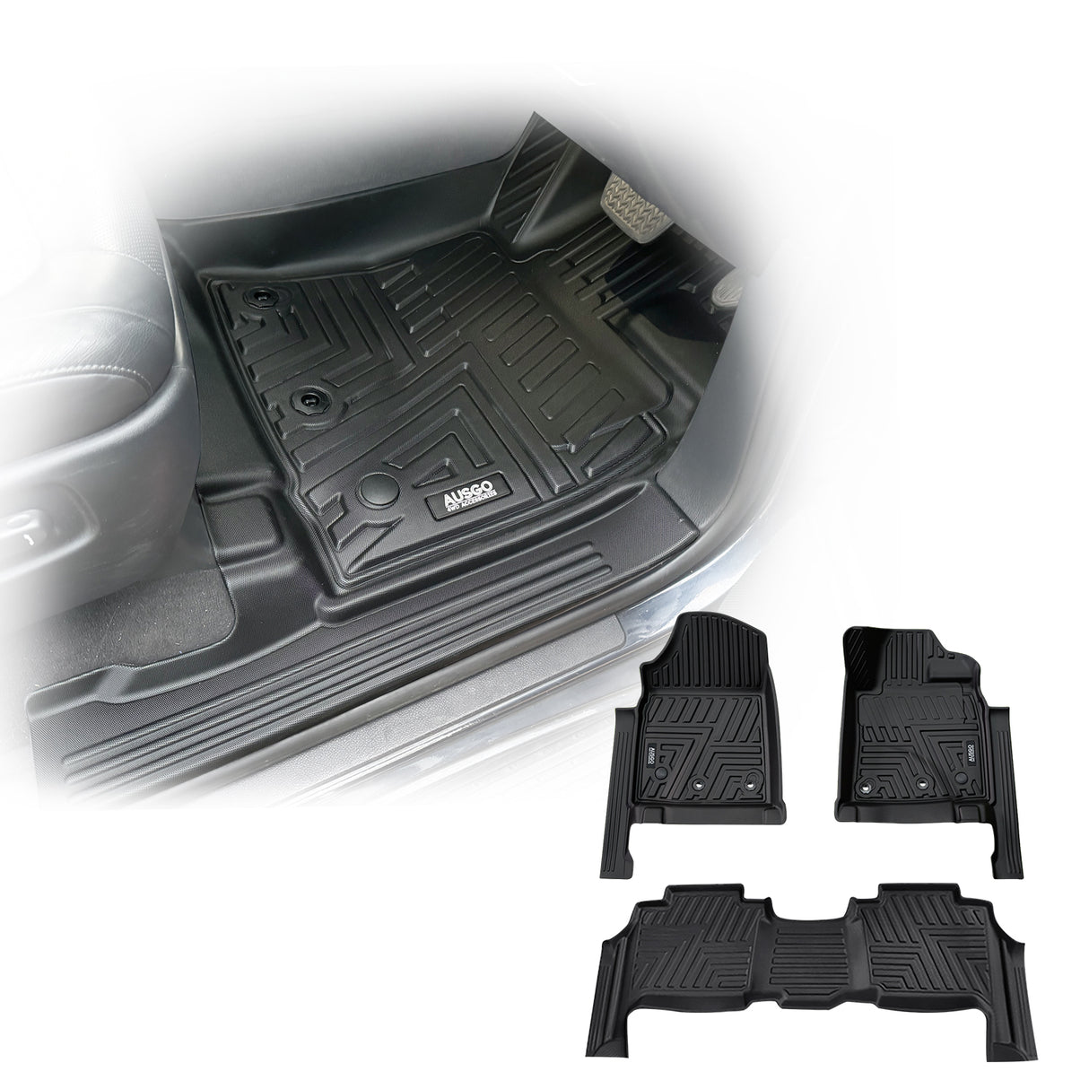 5D TPE Car Floor Mats for Lexus LX570 2013-2021
