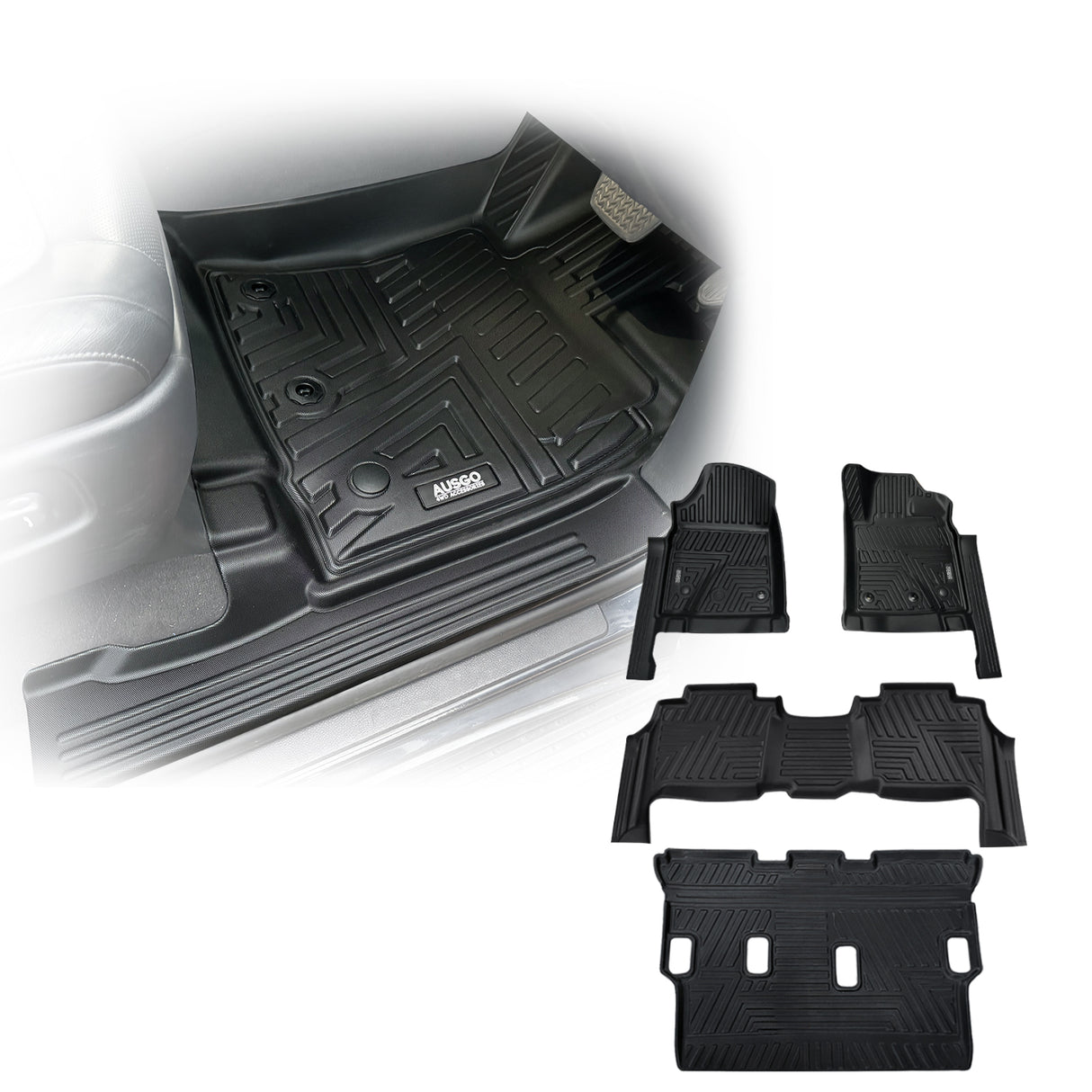 5D TPE Car Floor Mats for Lexus LX570 2013-2021