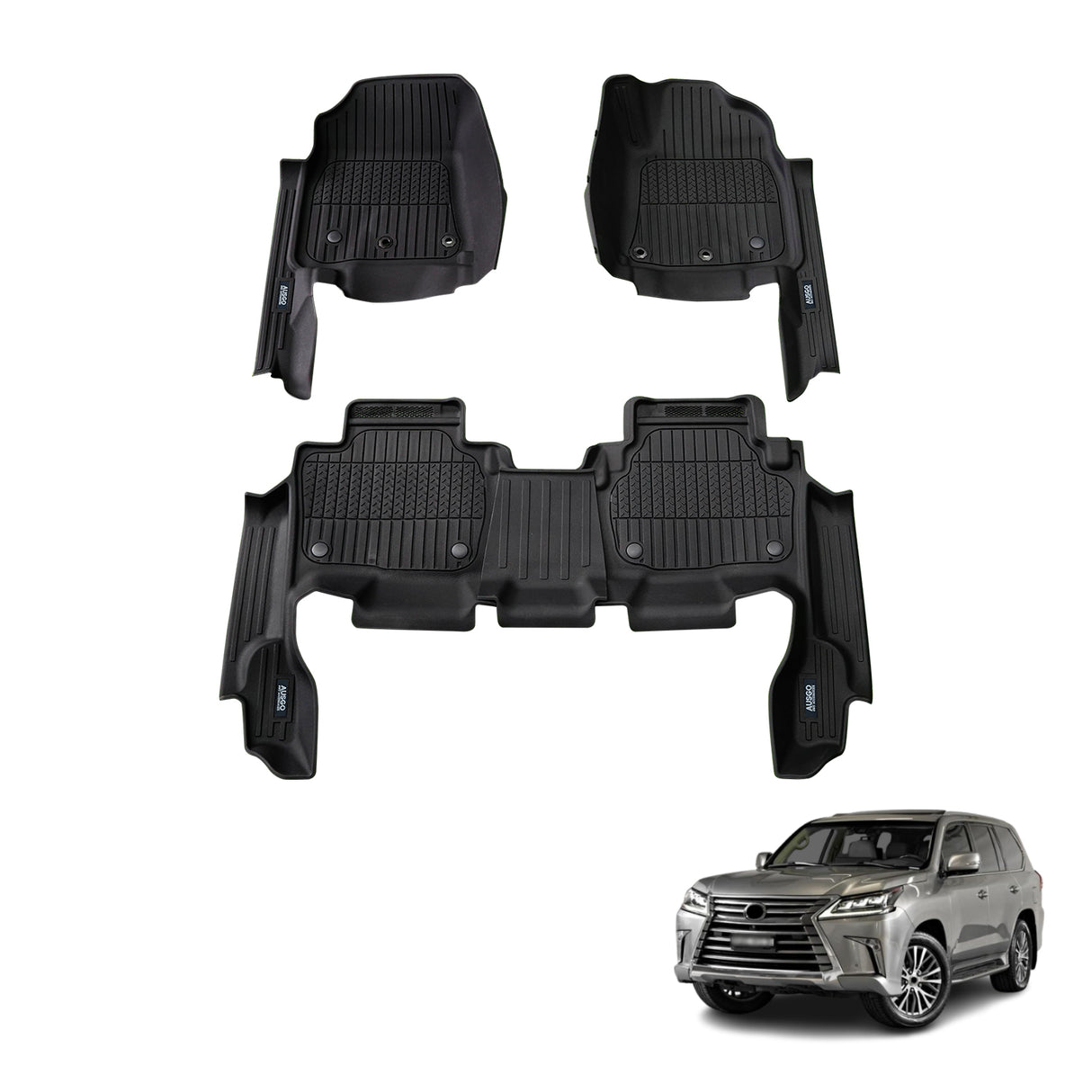 Injection 7D Car Floor Mats for Lexus LX570 2013-2021