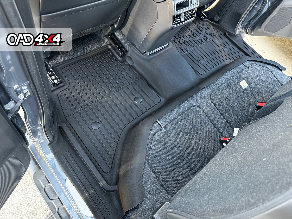 Injection 7D TPE Car Floor Mats for Mazda BT-50 BT50 Dual Cab 2020-Onwards