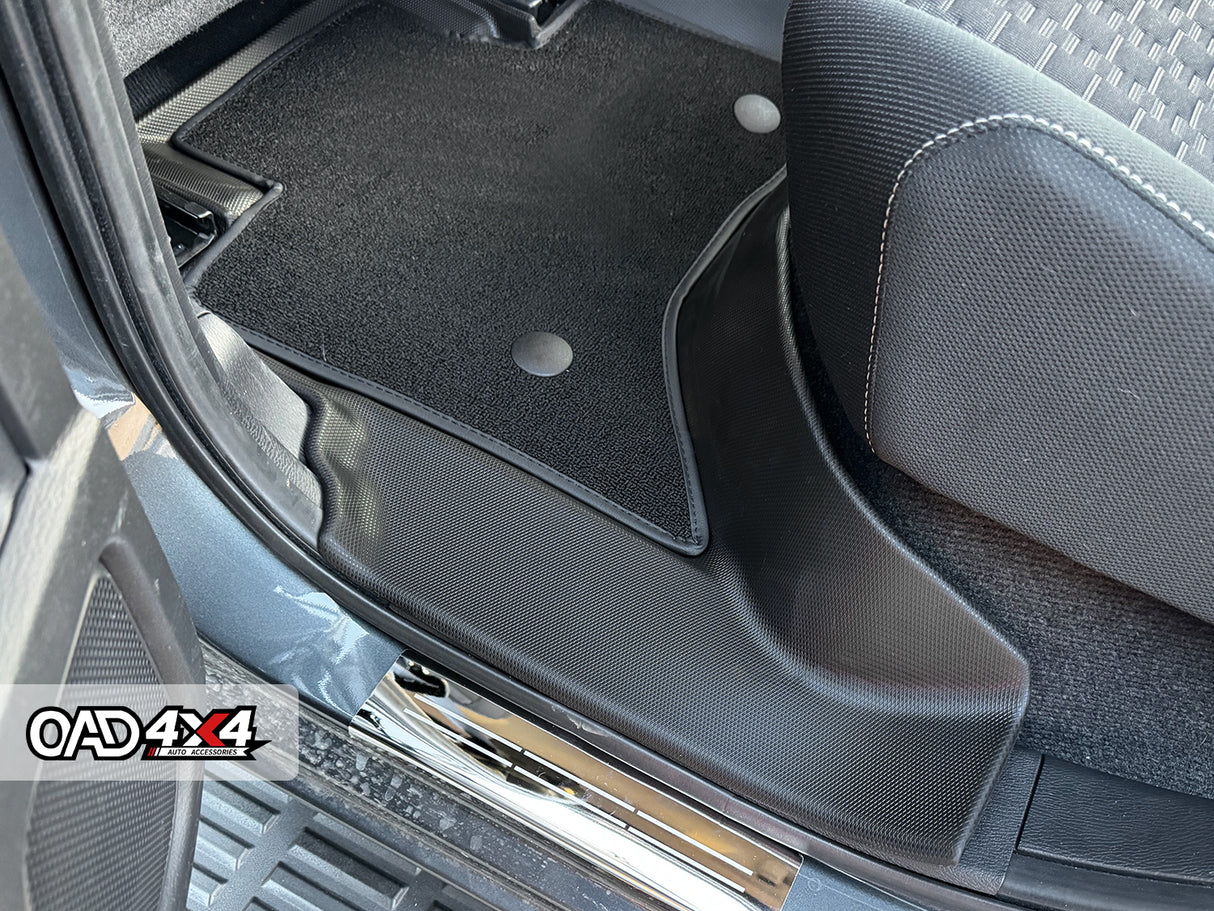 5D Double-Layer Car Floor Mats for Nissan Navara D27 Dual Cab 2026-Onwards