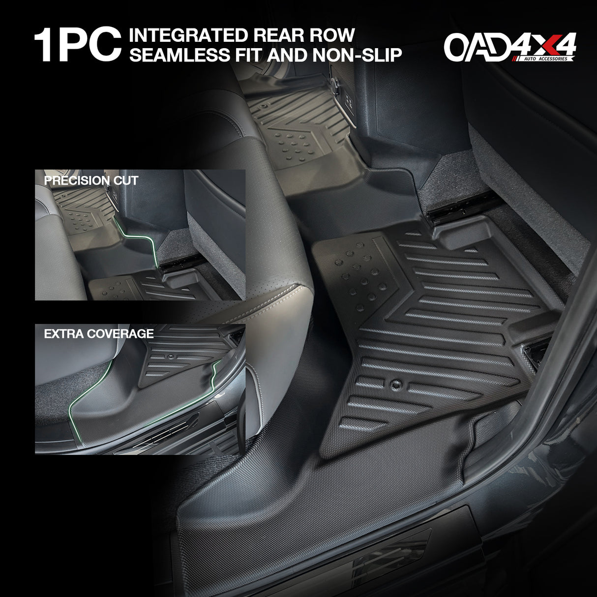 Floor Mats & Door Sill Protector for Nissan Navara D27 Dual Cab 2026-Onwards