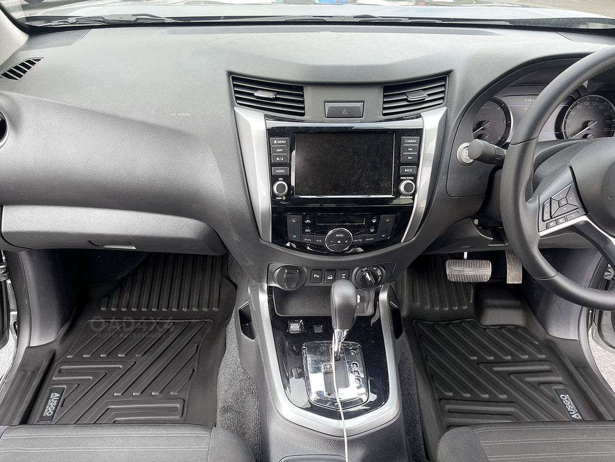 5D TPE Car Floor Mats for Nissan Navara NP300 D23 Single / Extra Cab 2015-Onwards