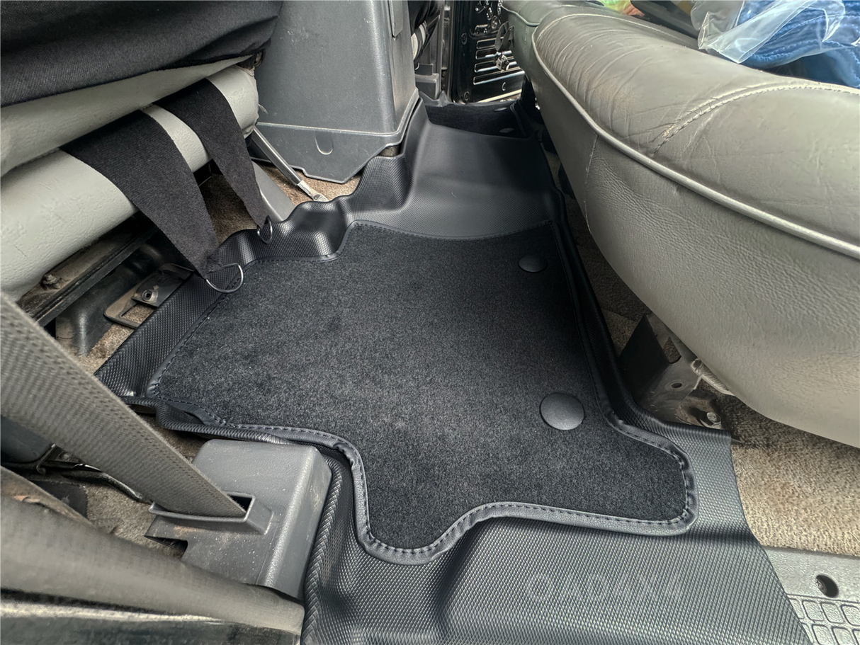 5D Double-Layer Car Floor Mats for Nissan Patrol Y60 GQ Series 1988-1997