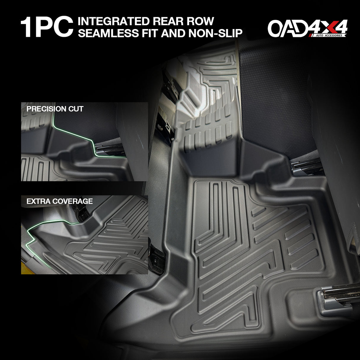 7D TPE Car Floor Mats for Toyota FJ Cruiser 2011-2016
