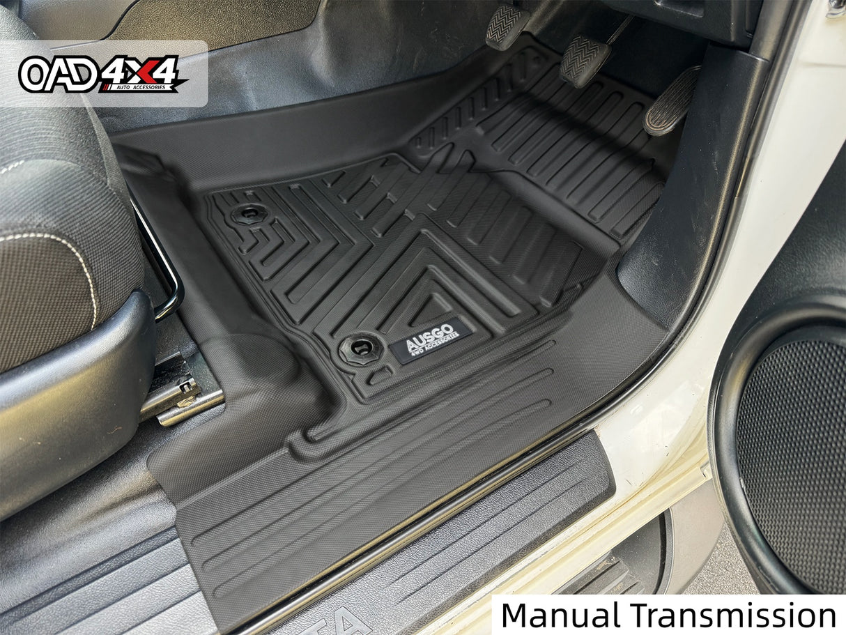 5D TPE Car Floor Mats for Toyota Hilux Single / Extra Cab 2015-2025