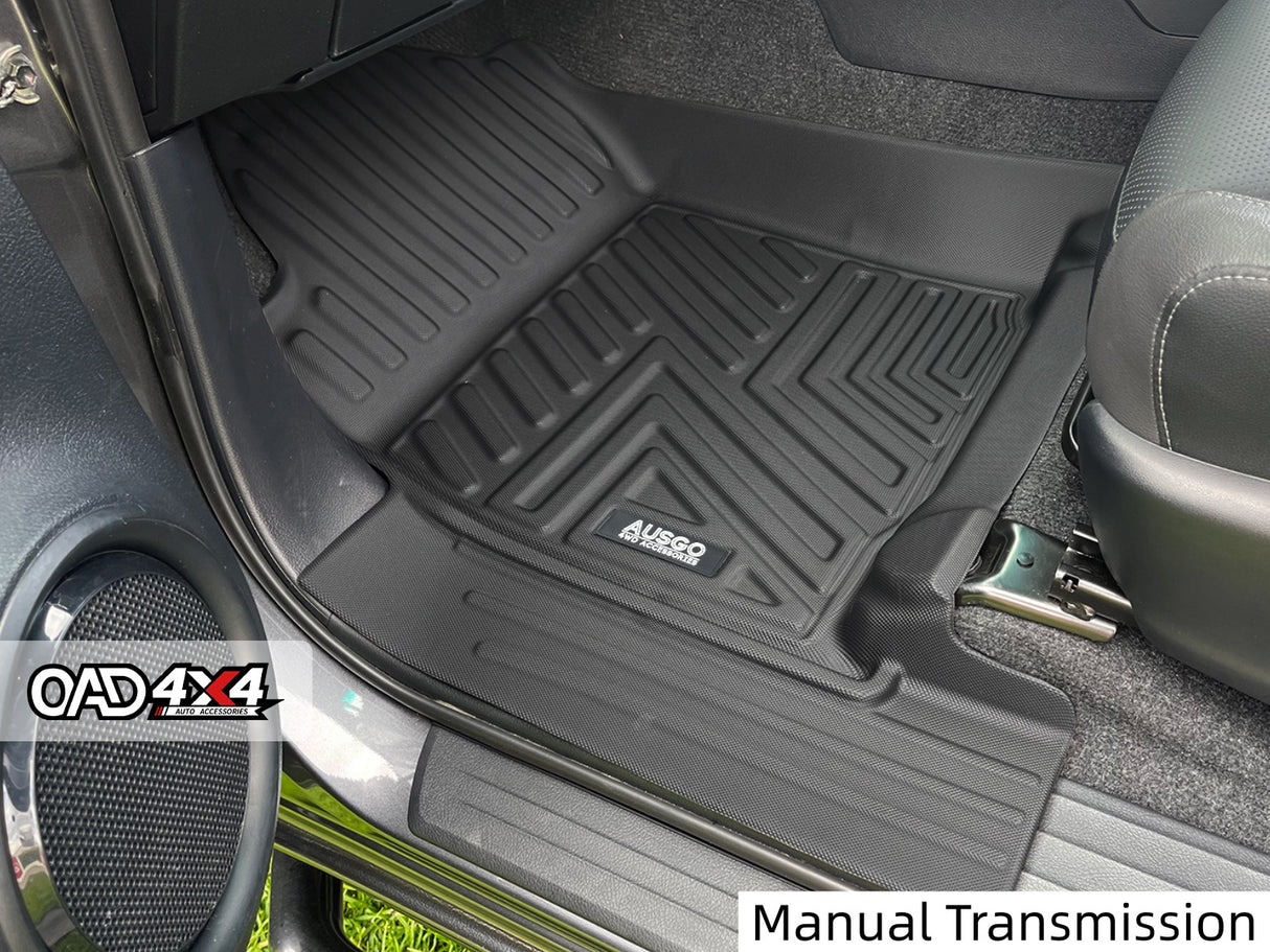 5D TPE Car Floor Mats for Toyota Hilux Single / Extra Cab 2015-2025