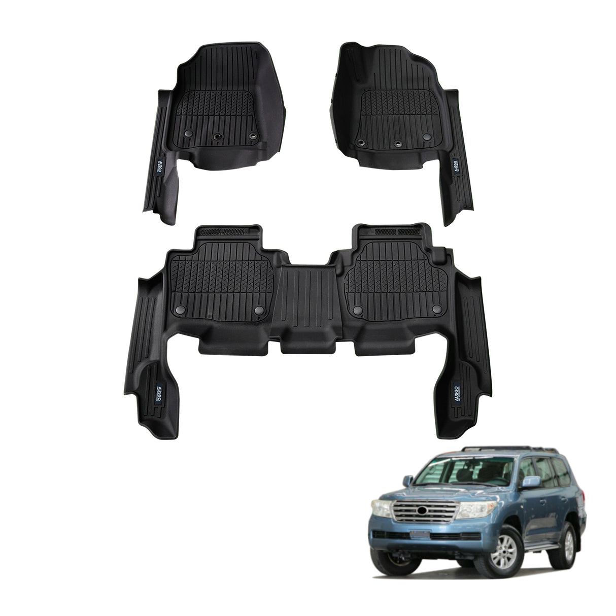 Injection 7D Car Floor Mats for Toyota Land Cruiser 200 2007-2012