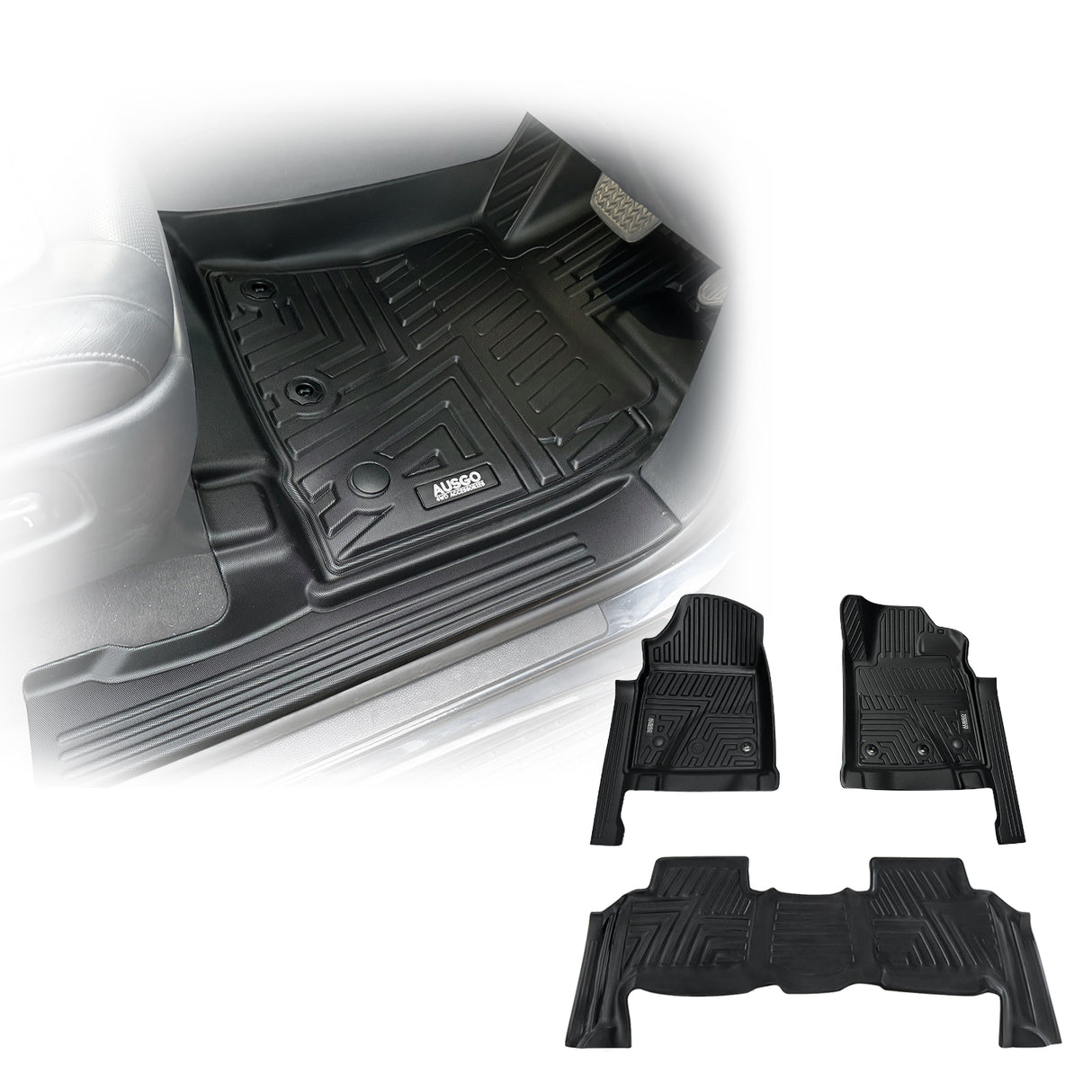 5D TPE Car Floor Mats for Toyota Land Cruiser 200 Series 2012-2021