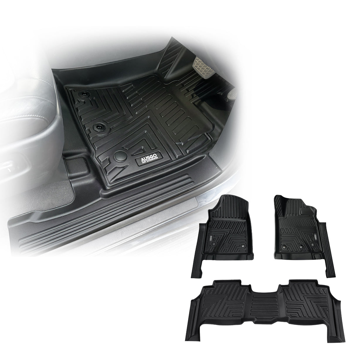 5D TPE Car Floor Mats for Toyota Land Cruiser 200 Series 2012-2021