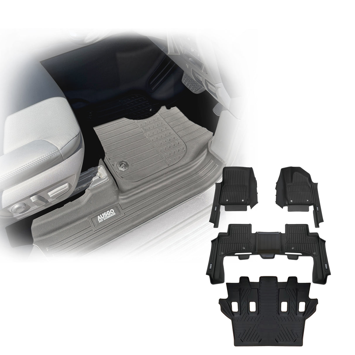 Pre-order Injection 7D Car Floor Mats for Toyota Land Cruiser 300 2021-Onwards