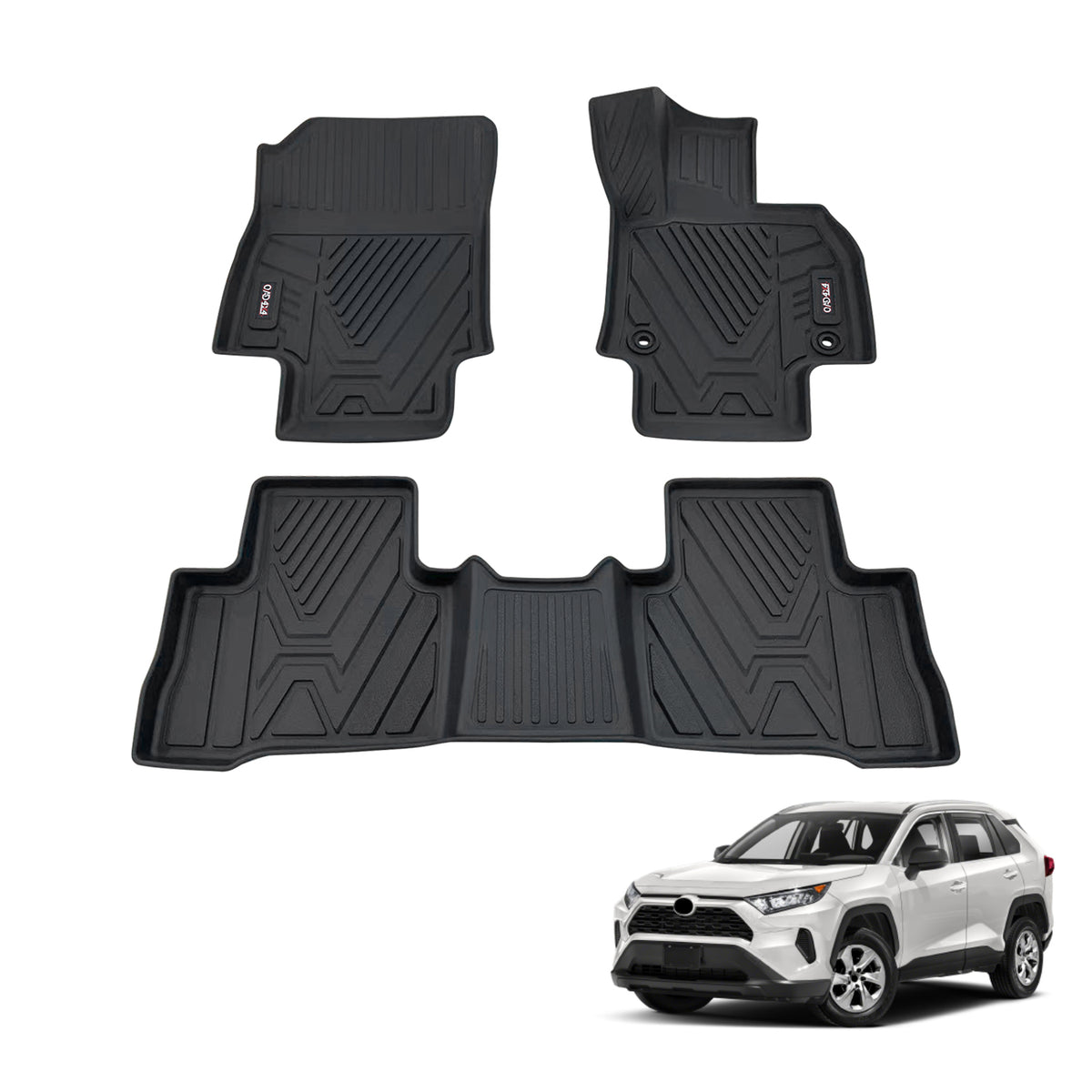 Pre-order 3D Car Floor Mats for Toyota RAV4 2019-2025