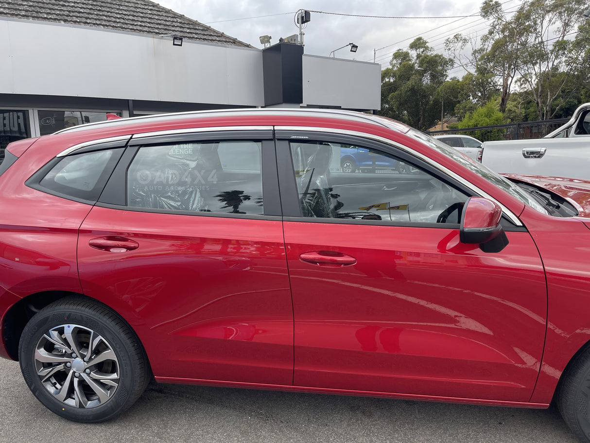 Stainless Edge Weather Shields for Haval Jolion 2021-2024 6PCS