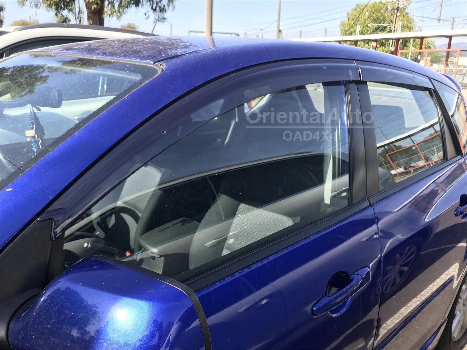 Injection Weather Shields for Mazda 3 Hatch BK Series 2004-2009