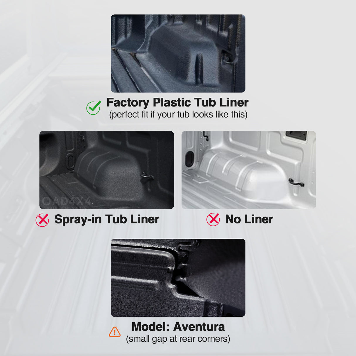 Ute Mat for Volkswagen Amarok Next-Gen Dual Cab NF Series 2023-Onwards with Factory Plastic Tub Liner