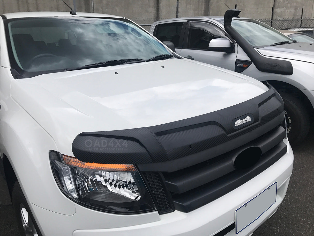 Bonnet Protector & Weathershields for Ford Ranger Single / Extra Cab 2012-2015 2PCS