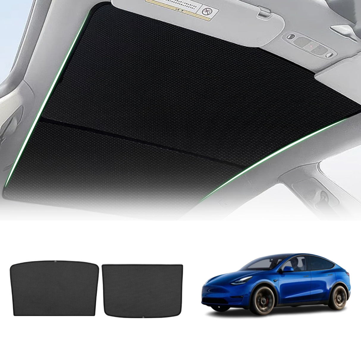 Car Roof Sun Shade for Tesla Model Y 2022-2025