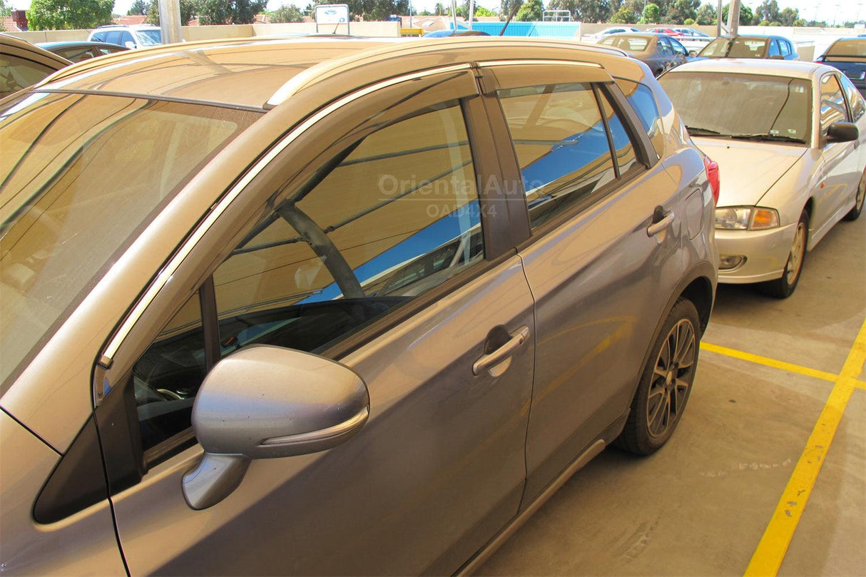 Stainless Edge Weather Shields for Suzuki S-Cross JY 2013-2024