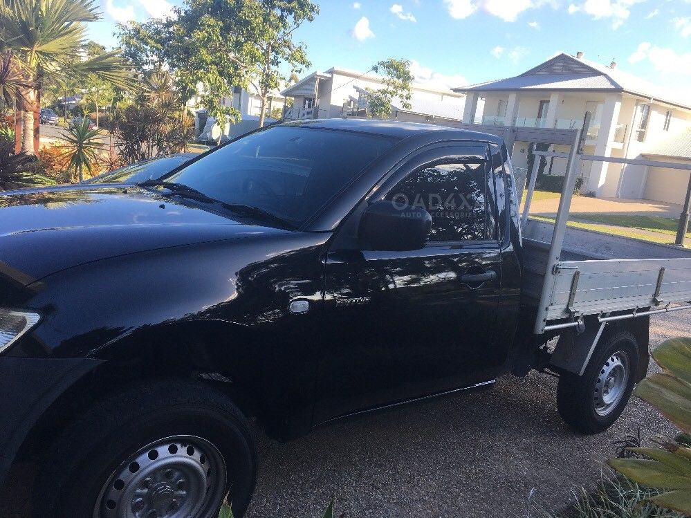 Bonnet Protector & Weathershields for Mitsubishi Triton ML MN Single Cab 2006-2015 2PCS