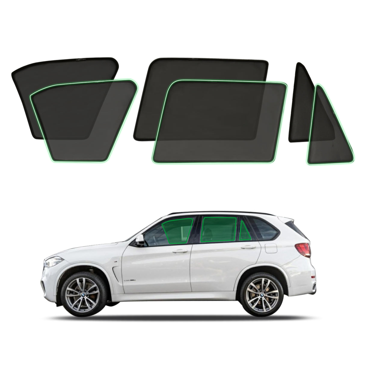 Magnetic Window Sun Shade for BMW X5 F15 2013-2018