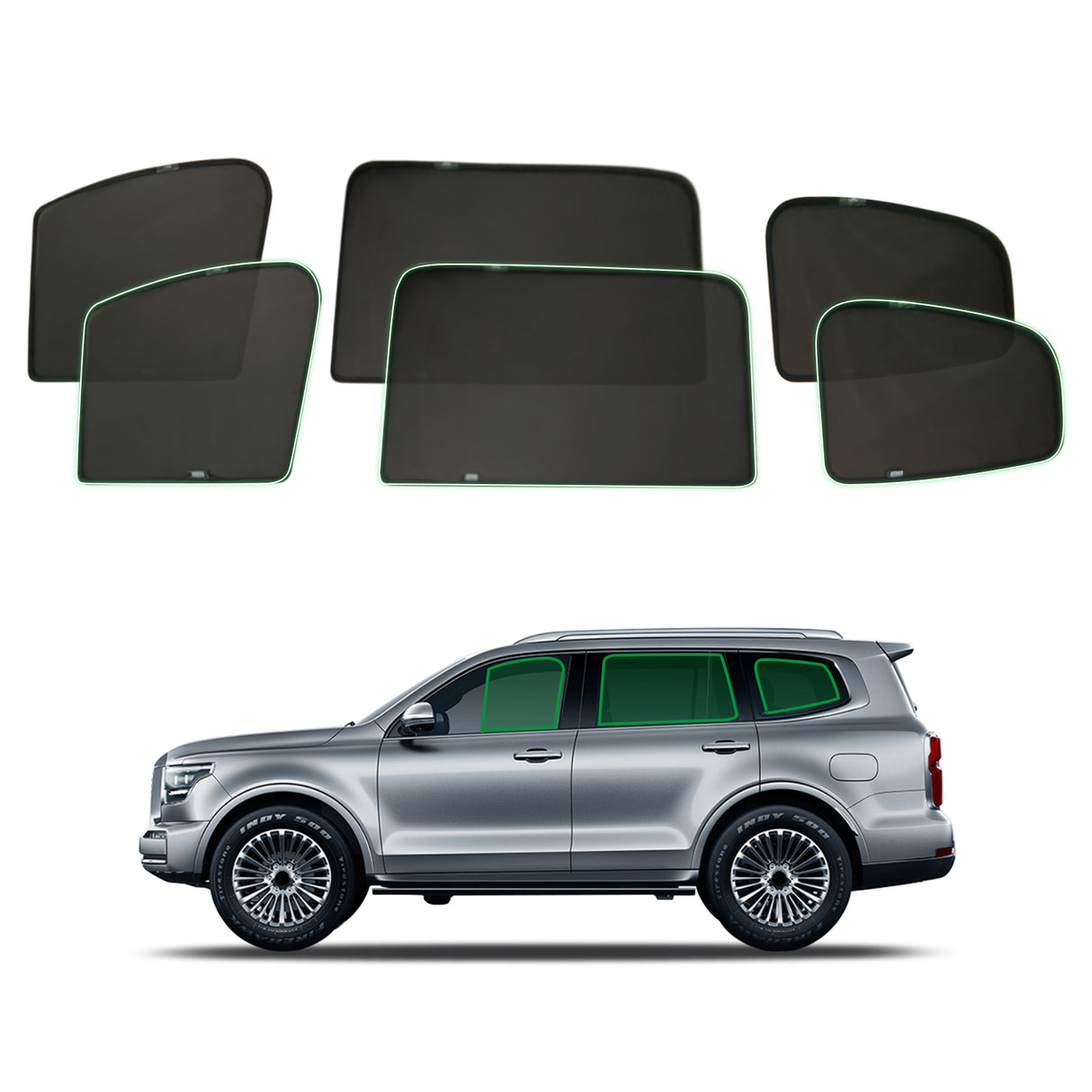 Magnetic Window Sun Shade for GWM Tank 500 Tank500 2024-Onwards