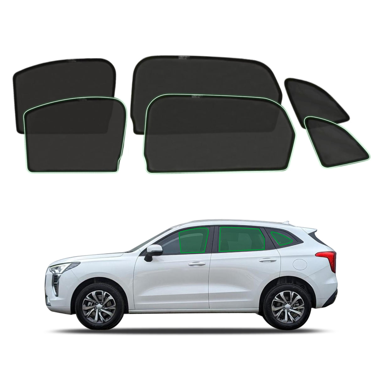 Magnetic Window Sun Shade for HAVAL Jolion 2021-Onwards