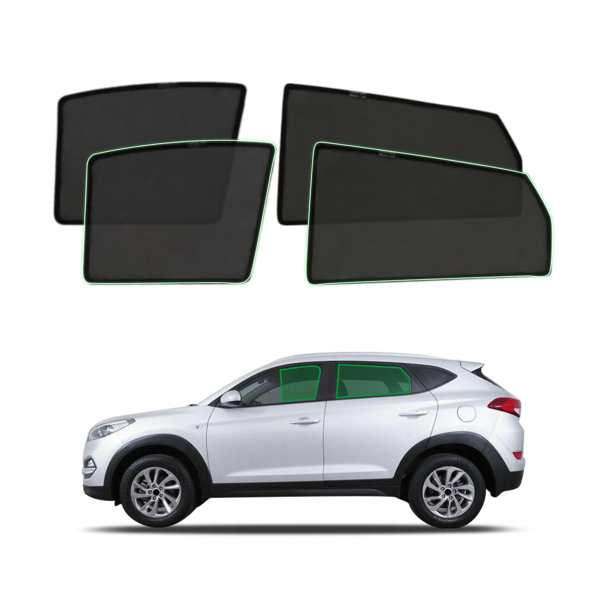 Magnetic Window Sun Shade for Hyundai Tucson 2015-2021